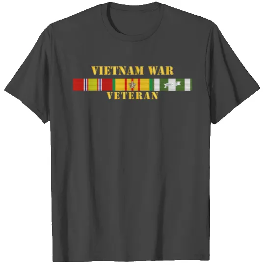 Army Vietnam War Veteran w VN SVC T Shirts