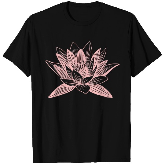Lotus Lotus Asian wellness symbol T Shirts