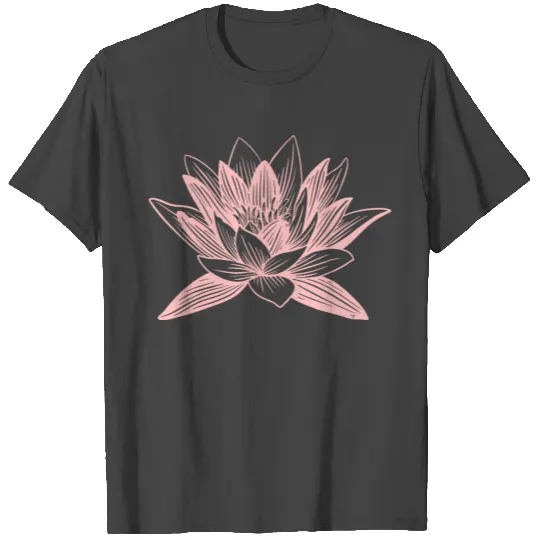 Lotus Lotus Asian wellness symbol T Shirts