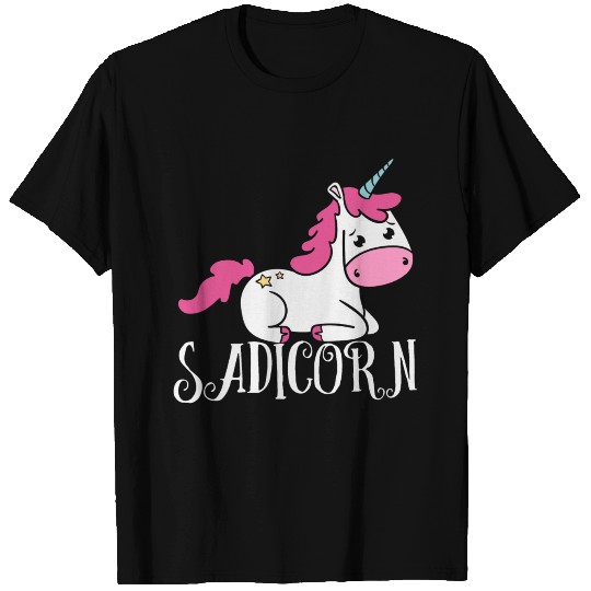 Unicorn Sad Unhappy Sadicorn Tears Rainbow Magic T Shirts