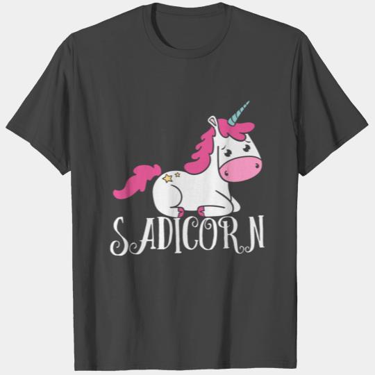 Unicorn Sad Unhappy Sadicorn Tears Rainbow Magic T Shirts