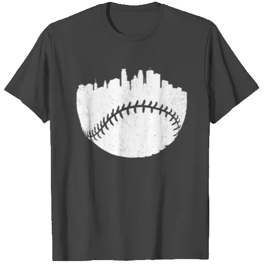 Retro Minnesota Baseball Minneapolis Cityscape T Shirts