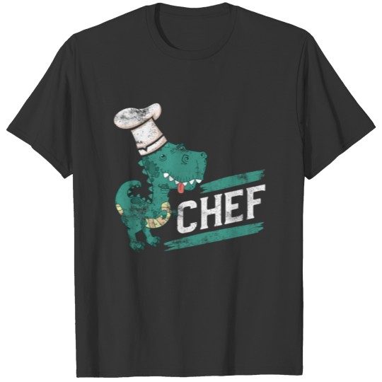 Chef Cooking Funny Culinary Kitchen Gift Dino T Shirts
