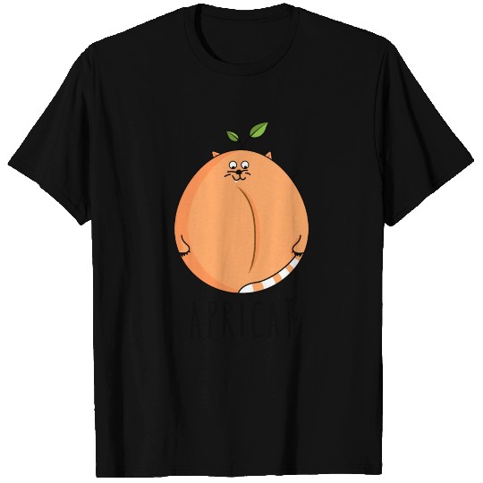 Funny cat and apricot T Shirts