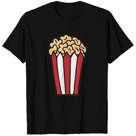 Popcorn Vintage Retro Funny T Shirts