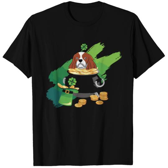 Saint Patricks Day Cavalier King Charles Spaniel T Shirts