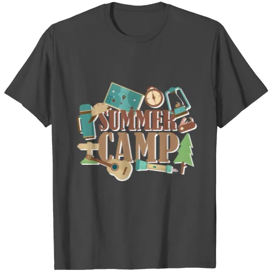 Summer camp tents tent camp summer camp camping T Shirts