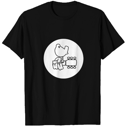 Woodstock, guitar, concert, 1969, hippie T Shirts