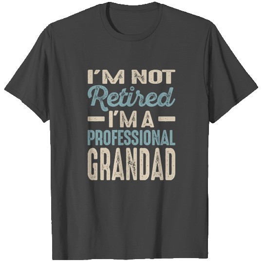 Mens Professional Grandad Retirement Gift T Shirts