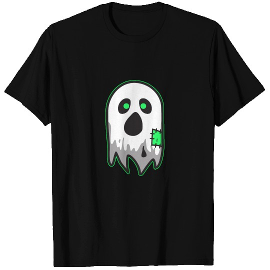 Terrified ghost Funny Art Design T Shirts