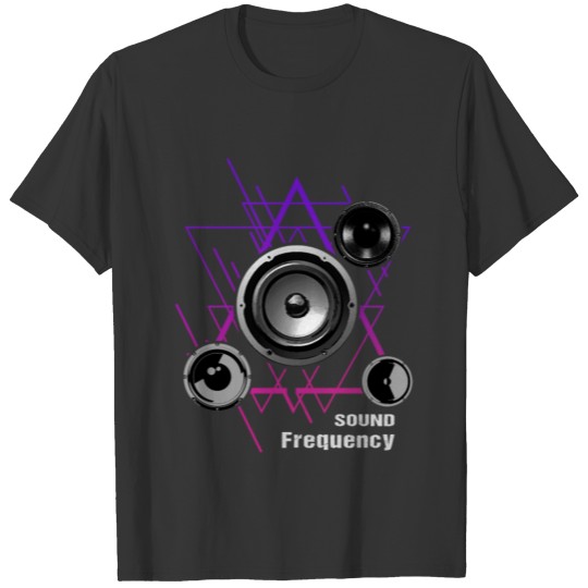 Sound Frequency EDM Sound System Speaker T-shirt