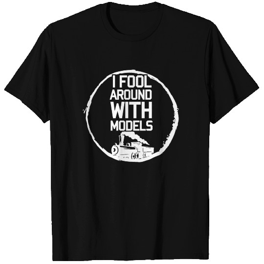 Models collectors Train miniature model track T Shirts