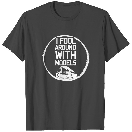 Models collectors Train miniature model track T Shirts