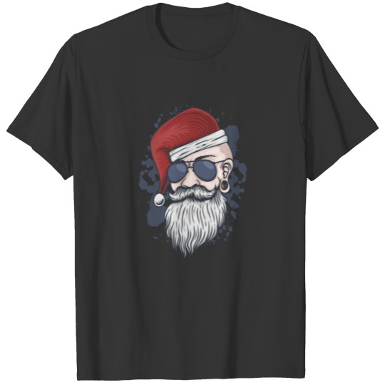 Cool Santa, Merry Christmas and Happy New Year T-shirt