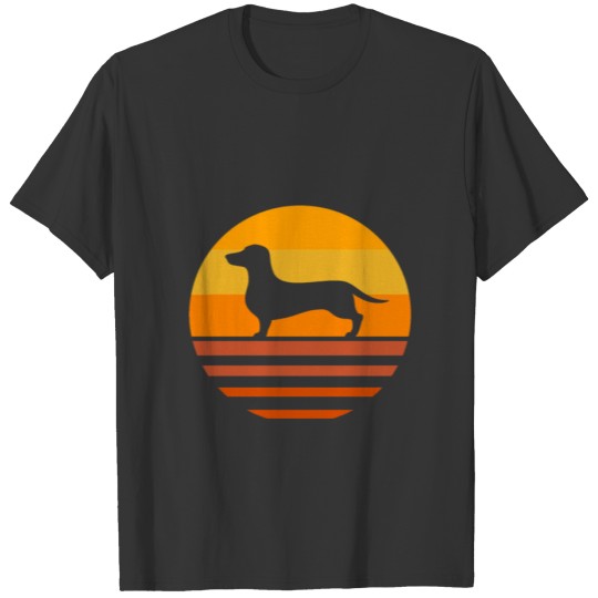 Dog sunset T-shirt