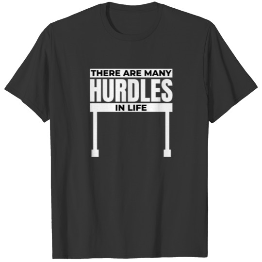 Hurdles Track and Field Pun Get Over it T Shirts