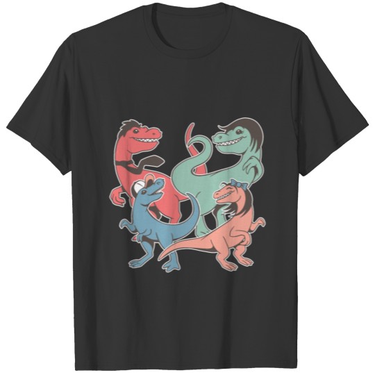 Dinosaurs Family Funny Funny Tyrannosaurus T Shirts