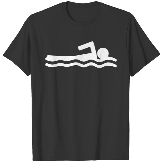 Swimming icon T-shirt