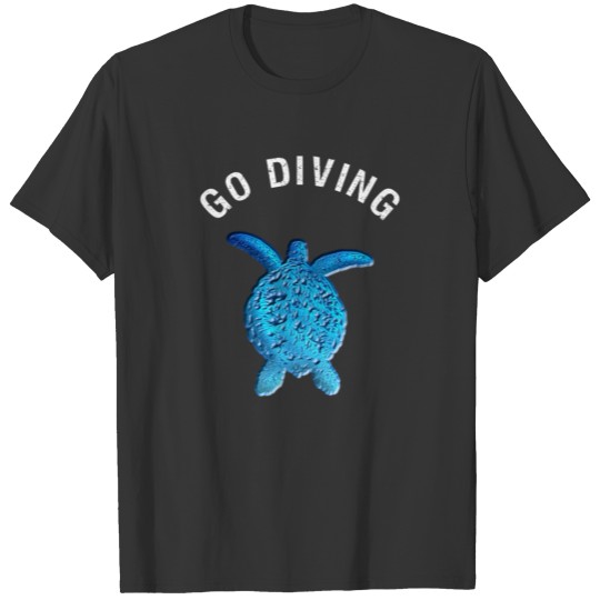 GO DIVING - Turtle T-shirt