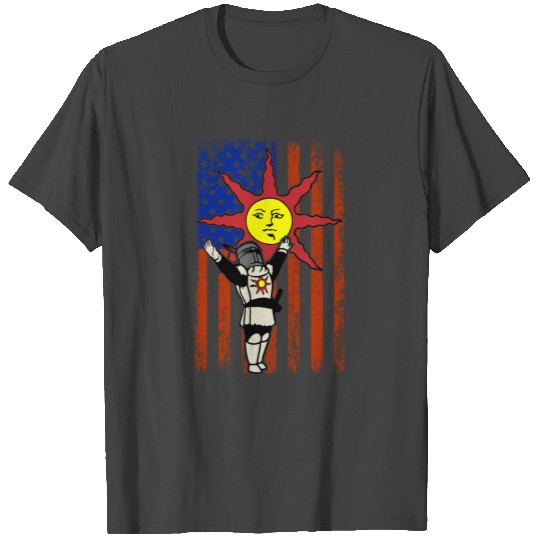 American Flag Praise The Sun Retro T Shirts Gift