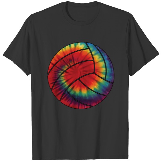 Tie Dye Volleyball Volleyball Player T Shirts