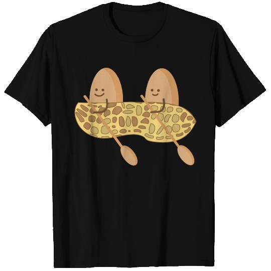 Funny peanuts in a paddle boat T Shirts
