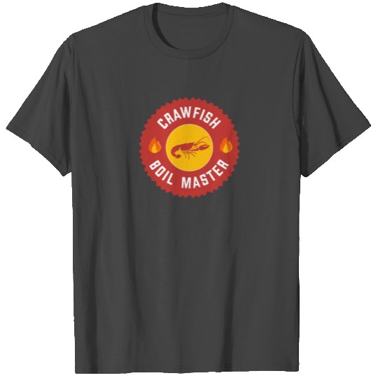Crawfish Boil Master Cajun Seafood Festival Retro T Shirts