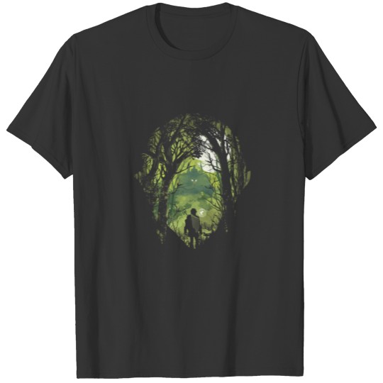 A boy lost in the forest meet demon T Shirts