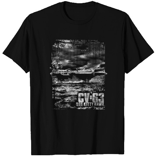 Aircraft carrier Kitty Hawk T Shirts