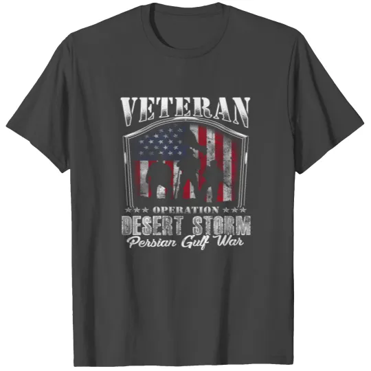 Veteran Operation Desert Storm Persian Gulf War T Shirts
