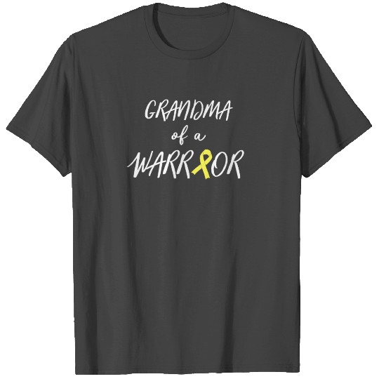 Grandma of a Warrior, Childhood Cancer Awareness T Shirts