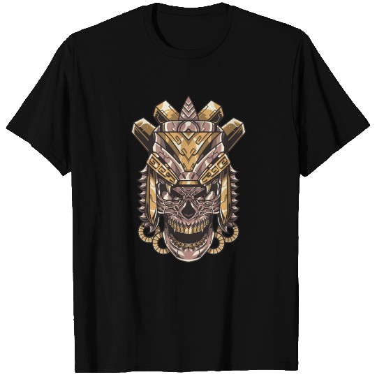 Aztec Skull T Shirts