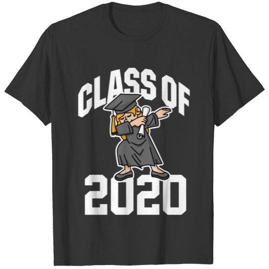 Class of 2020 DAB DABBING graduation gift senior T-shirt