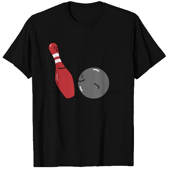 Funny skittles and bowling ball T Shirts