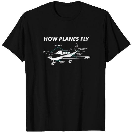 How Planes Fly Funny Aerospace Engineer Engineerin T Shirts
