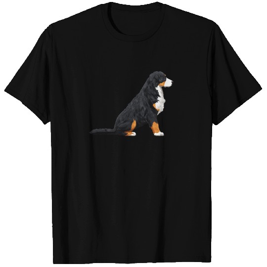 Bernese Mountain Dog Sitting T Shirts