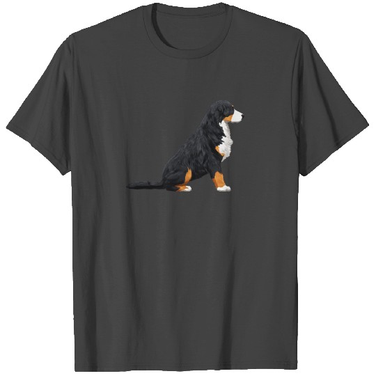 Bernese Mountain Dog Sitting T Shirts