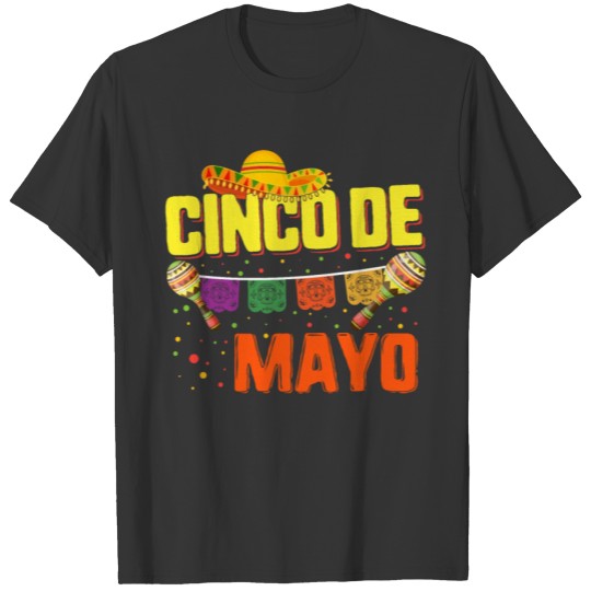 Happy Cinco De Mayo Mexican Hat Party Vintage Men T Shirts