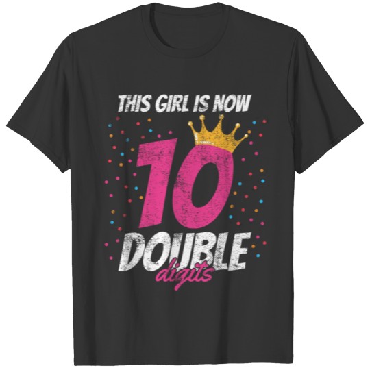 10th Birthday Girl T-shirt