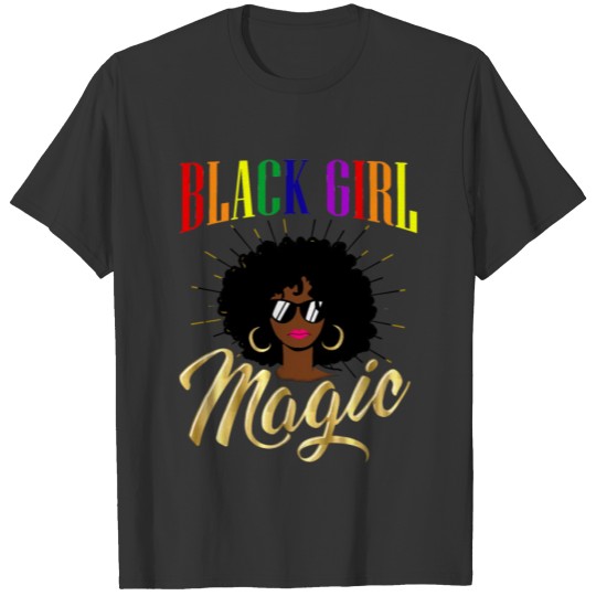 Fierce Black Girl Magic Gay Pride Week LGBT Diva T-shirt