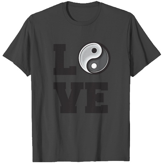 Love Tai Chi Yin Yang Energy T Shirts