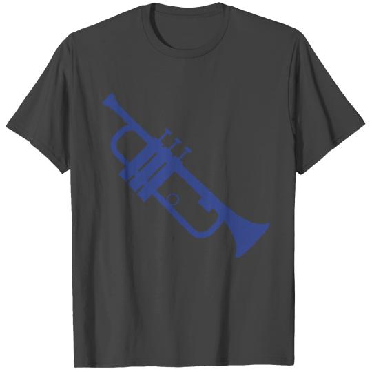 Trumpet Blue icon T Shirts