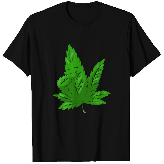 hemp leaf cannabis leaf Dab cannabis hemp leaf wee T Shirts