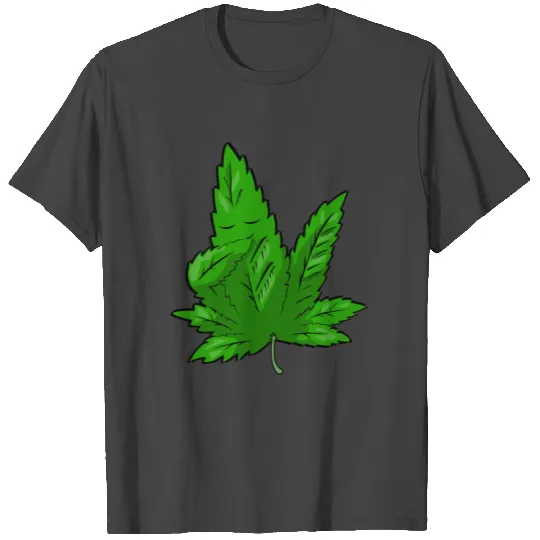 hemp leaf cannabis leaf Dab cannabis hemp leaf wee T Shirts