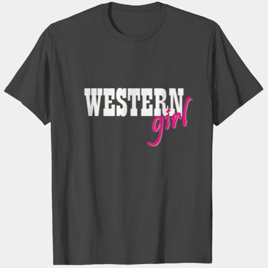 Westergirl western cowgirl T Shirts