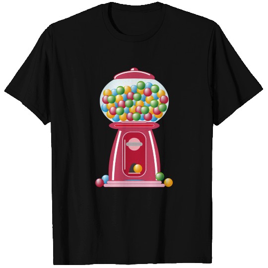 nostalgic red retro chewing gum vending machine T Shirts