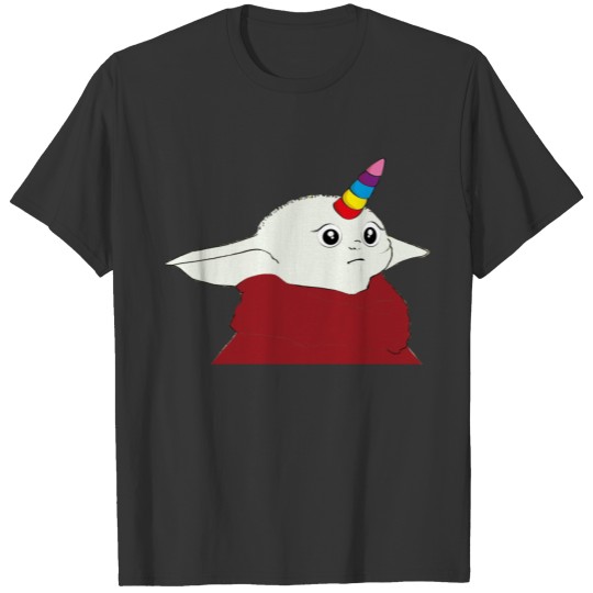 unicorn baby yoda T Shirts