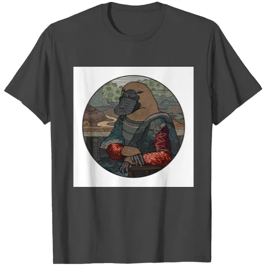 Mona Lisa Duckface Platypus Fans Gift Idea T Shirts