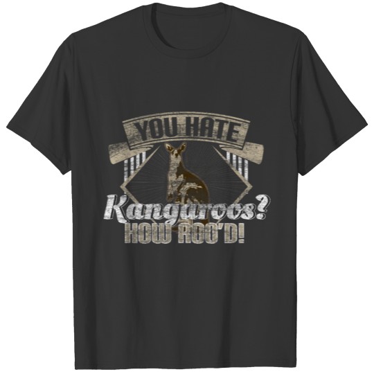 Kangaroo Australia outback gift idea T-shirt