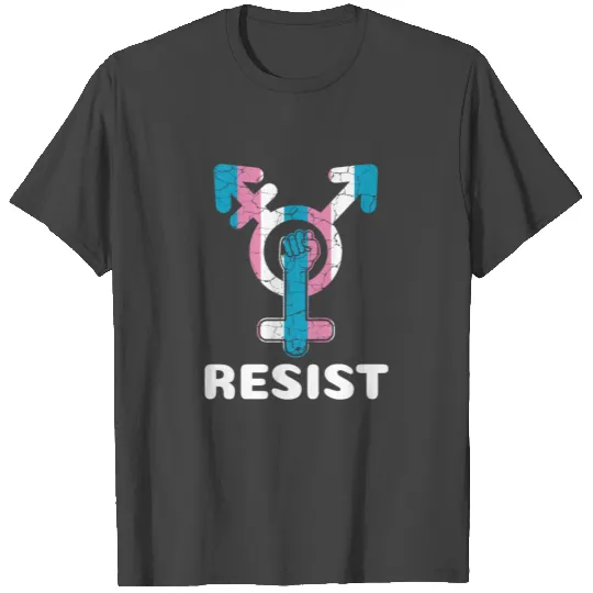 Resist Trans Power Trans Advocate Gift T Shirts